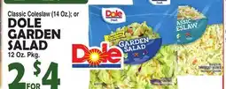 Bravo Supermarkets DOLE GARDEN SALAD 12 Oz. Pkg offer