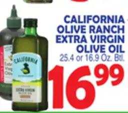 Bravo Supermarkets CALIFORNIA OLIVE RANCH EXTRA VIRGIN OLIVE OIL offer