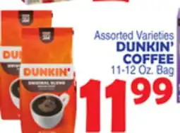 Bravo Supermarkets DUNKIN' COFFEE offer