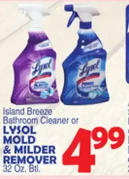 Bravo Supermarkets LYSOL MOLD & MILDER REMOVER offer