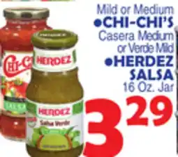 Bravo Supermarkets •CHI-CHI'S Casera Medium or Verde Mild SALSA offer