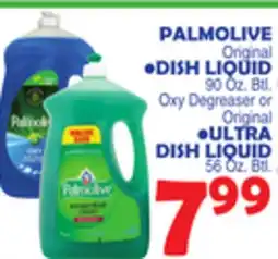 Bravo Supermarkets PALMOLIVE Original • DISH LIQUID 90 Oz. Btl offer