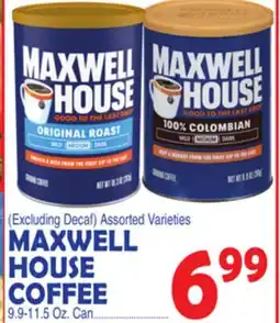 Bravo Supermarkets MAXWELL HOUSE COFFEE offer