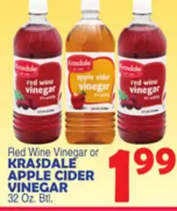 Bravo Supermarkets KRASDALE APPLE CIDER VINEGAR offer