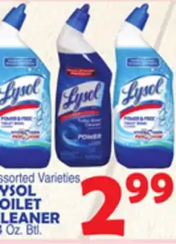 Bravo Supermarkets LYSOL TOILET CLEANER offer