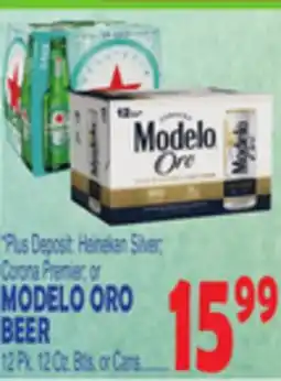 Bravo Supermarkets MODELO ORO BEER offer