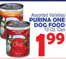 Bravo Supermarkets PURINA ONE DOG FOOD offer