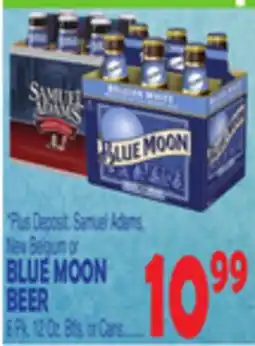 Bravo Supermarkets BLUE MOON BEER 6 Pk. 12 Oz. Btls. or Cans offer