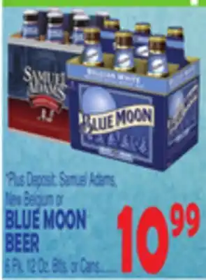 Bravo Supermarkets BLUE MOON BEER 6 Pk. 12 Oz. Btls. or Cans offer
