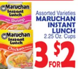 Bravo Supermarkets MARUCHAN INSTANT LUNCH offer