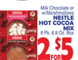 Bravo Supermarkets NESTLE HOT COCOA MIX offer