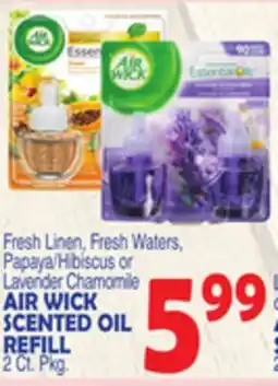 Bravo Supermarkets AIR WICK SCENTED OIL REFILL 2 Ct. Pkg offer