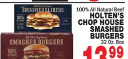 Bravo Supermarkets HOLTEN'S CHOP HOUSE SMASHED BURGERS offer