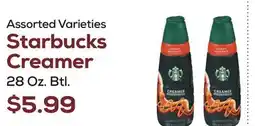 DeCicco & Sons Starbucks Creamer offer