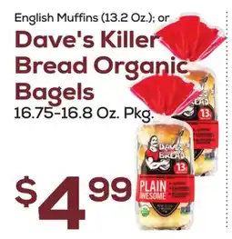 DeCicco & Sons Dave's Killer Bread Organic Bagels offer