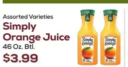 DeCicco & Sons Simply Orange Juice offer