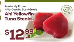 DeCicco & Sons Ahi Yellowfin Tuna Steaks offer