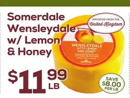 DeCicco & Sons Somerdale Wensleydale w/Lemon & Honey offer