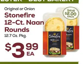 DeCicco & Sons Stonefire 12-Ct. Naan Rounds offer