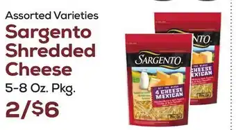 DeCicco & Sons Sargento Shredded Cheese offer