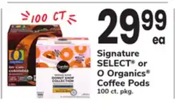 ACME Signature SELECT or O Organics Coffee Pods offer