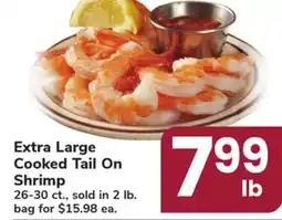 ACME Extra Large Cooked Tail On Shrimp offer