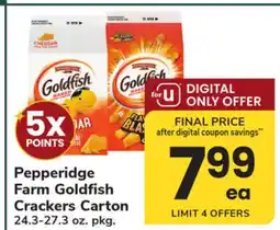 ACME Pepperidge Farm Goldfish Crackers Carton offer