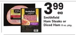 ACME Smithfield Ham Steaks or Diced Ham offer