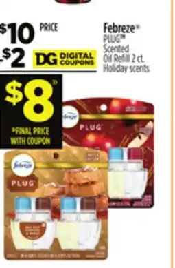Dollar General Febreze PLUG Scented Oil Refill offer