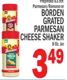 C Town BORDEN GRATED PARMESAN CHEESE SHAKER offer