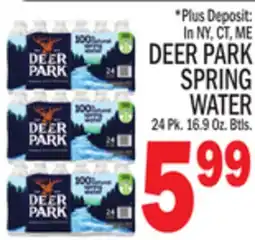 C Town DEER PARK SPRING WATER offer