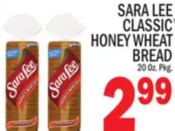 C Town SARA LEE CLASSIC HONEY WHEAT BREAD offer