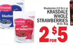 C Town KRASDALE WHOLE STRAWBERRIES 16 Oz. Bag offer
