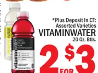 C Town VITAMINWATER offer