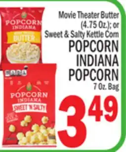 C Town POPCORN INDIANA POPCORN, 7 oz. bag offer