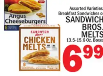 C Town SANDWICH BROS. MELTS offer