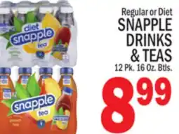 C Town SNAPPLE DRINKS & TEAS offer