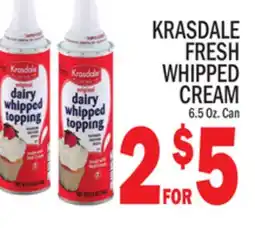 C Town KRASDALE FRESH WHIPPED CREAM offer