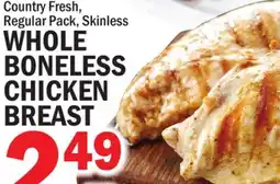 C Town WHOLE BONELESS CHICKEN BREAST offer