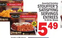 C Town STOUFFER'S SATISFYING SERVINGS ENTREES offer
