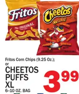 C Town CHEETOS PUFFS XL 6-- 10 OZ. BAG offer