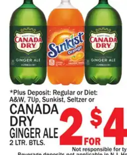 C Town CANADA DRY GINGER ALE offer