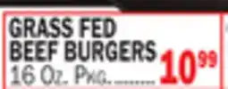C Town GRASS FED BEEF BURGERS offer