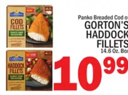 C Town GORTON'S HADDOCK FILLETS offer