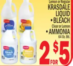 C Town KRASDALE LIQUID BLEACH offer