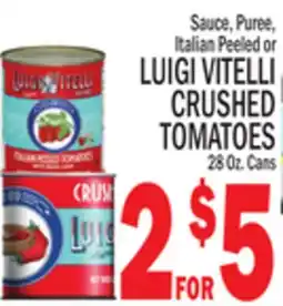 C Town LUIGI VITELLI CRUSHED TOMATOES offer