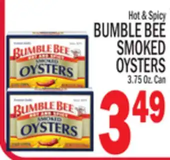 C Town BUMBLE BEE SMOKED OYSTERS offer