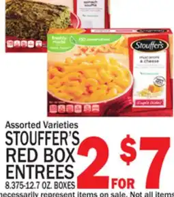 C Town STOUFFER'S RED BOX ENTREES offer