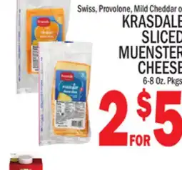 C Town KRASDALE SLICED MUENSTER CHEESE offer