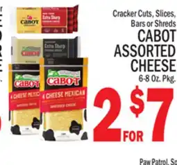 C Town CABOT ASSORTED CHEESE offer